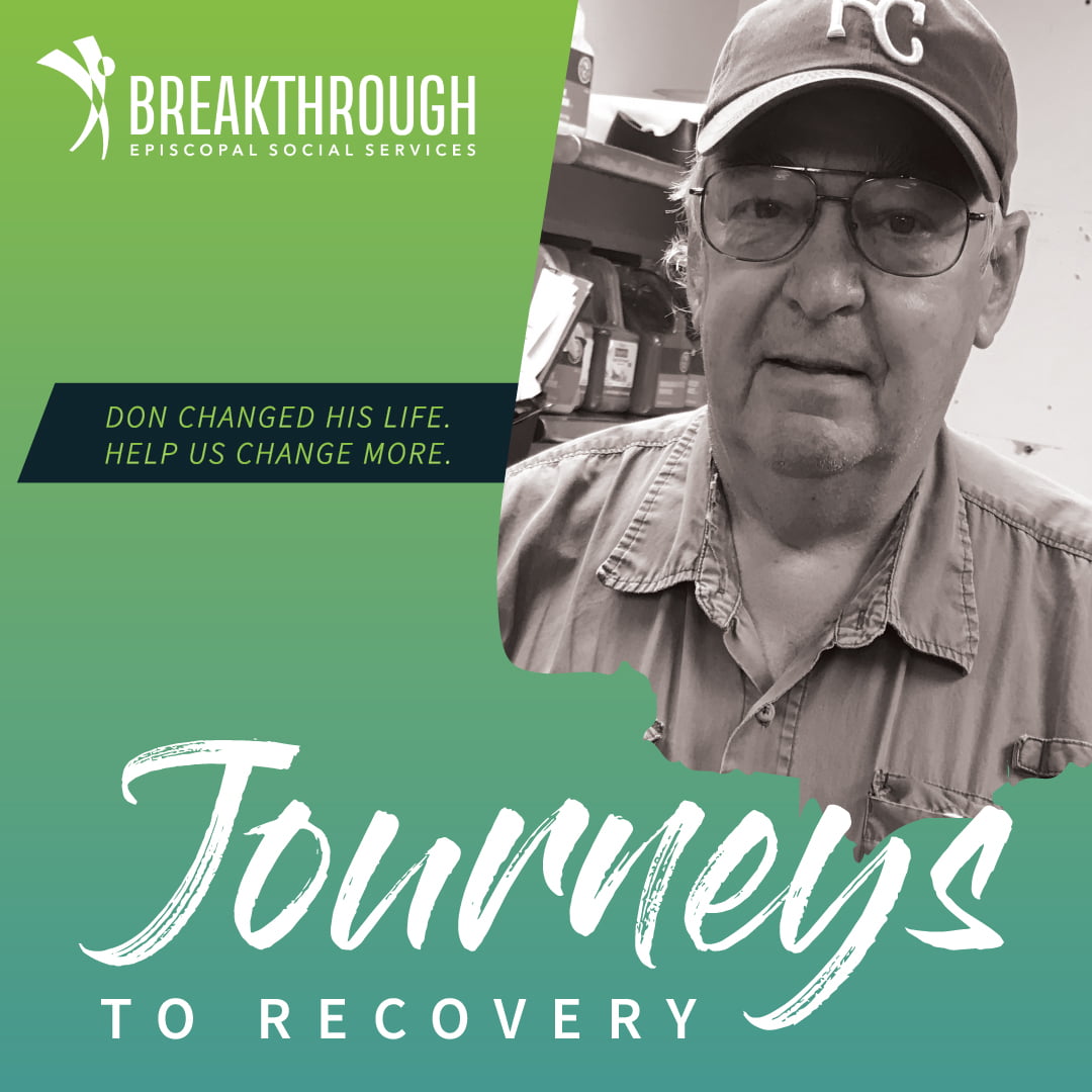 Don's challenges with schizo-affective disorder, bipolar, and mental health were helped when he came to Breakthrough's Clubhouse.